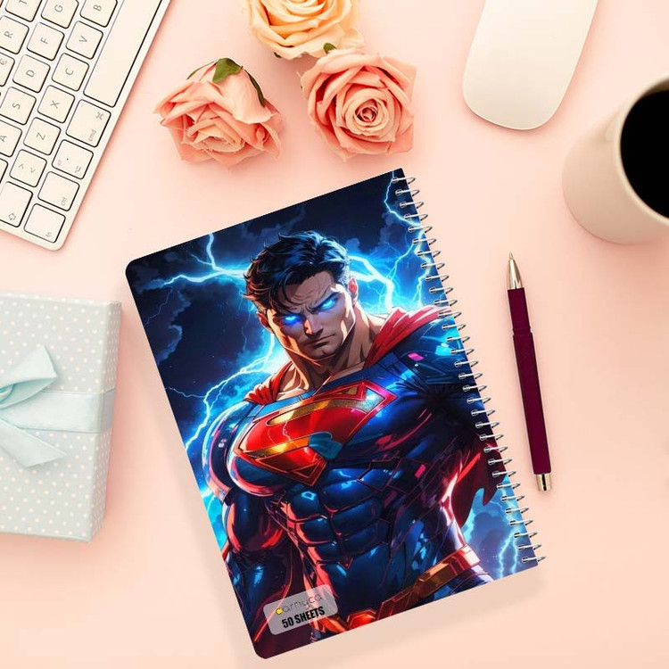 دفتر نقاشی 50 برگ کارنیکا طرح سوپرمن Superman کد 66745 مجموعه 4 عددی
