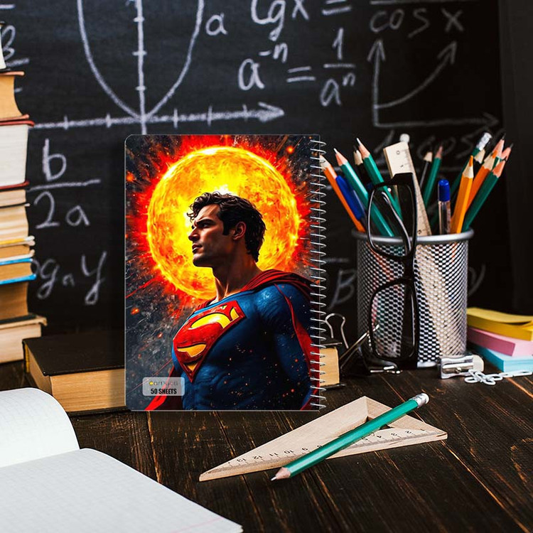 دفتر نقاشی 50 برگ کارنیکا طرح سوپرمن Superman کد 66745 مجموعه 4 عددی