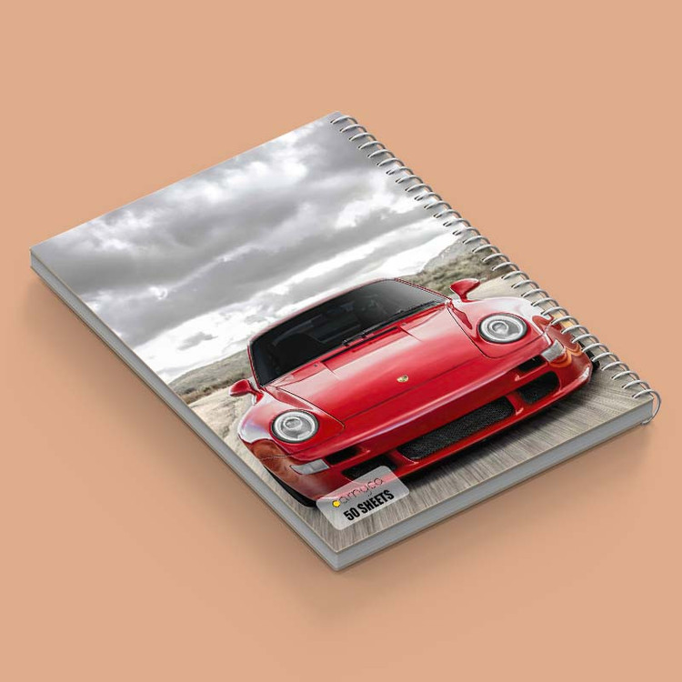 دفتر نقاشی 50 برگ کارنیکا طرح پورشه Porsche کد 84242 مجموعه 4 عددی
