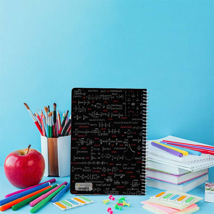 دفتر نقاشی 50 برگ کارنیکا طرح ریاضیات Mathematics کد 75204 مجموعه 4 عددی