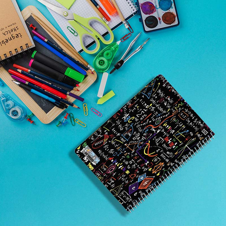 دفتر نقاشی 50 برگ کارنیکا طرح ریاضیات Mathematics کد 75204 مجموعه 4 عددی