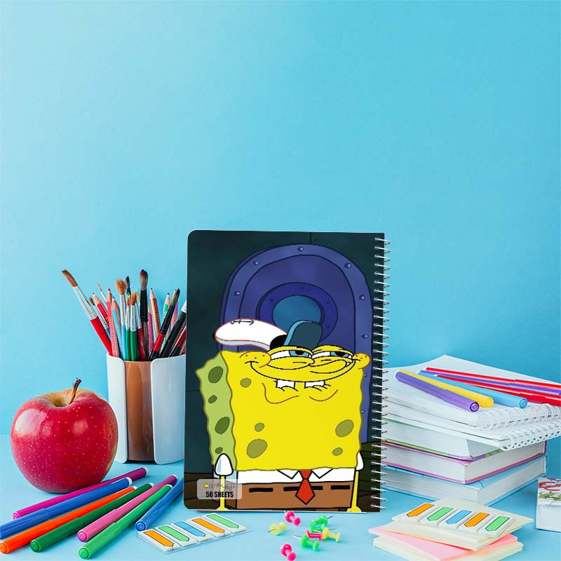 دفتر نقاشی 50 برگ کارنیکا طرح باب اسفنجی spong bob کد 79174 مجموعه 4 عددی