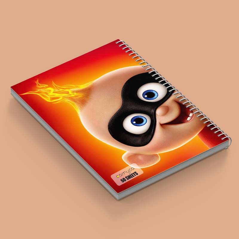 دفتر نقاشی 50 برگ کارنیکا طرح شگفتانگیزان The Incredibles کد 70225 مجموعه 4 عددی