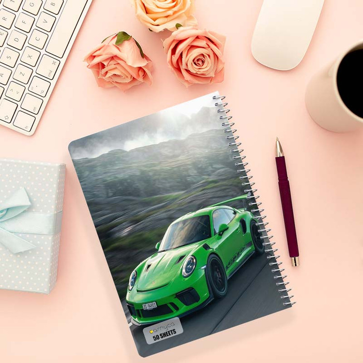 دفتر نقاشی 50 برگ کارنیکا طرح پورشه Porsche کد 78532 مجموعه 4 عددی