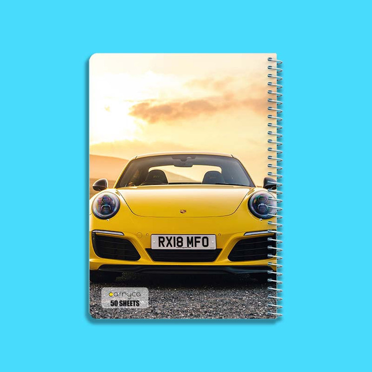 دفتر نقاشی 50 برگ کارنیکا طرح پورشه Porsche کد 78532 مجموعه 4 عددی