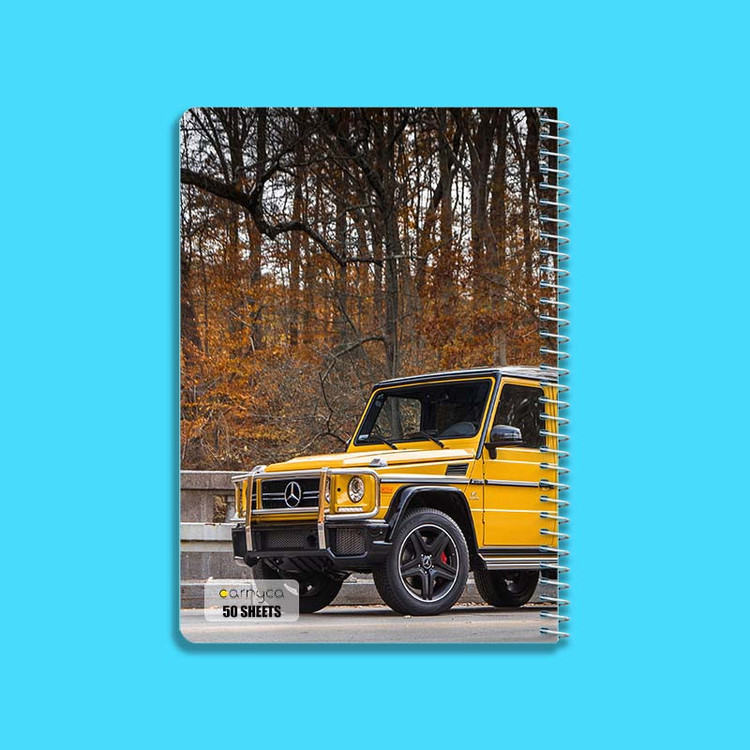 دفتر نقاشی 50 برگ کارنیکا طرح مرسدس‑ا ام جی G۶۳ Mercedes‑AMG G63 کد 29813 مجموعه 4 عددی