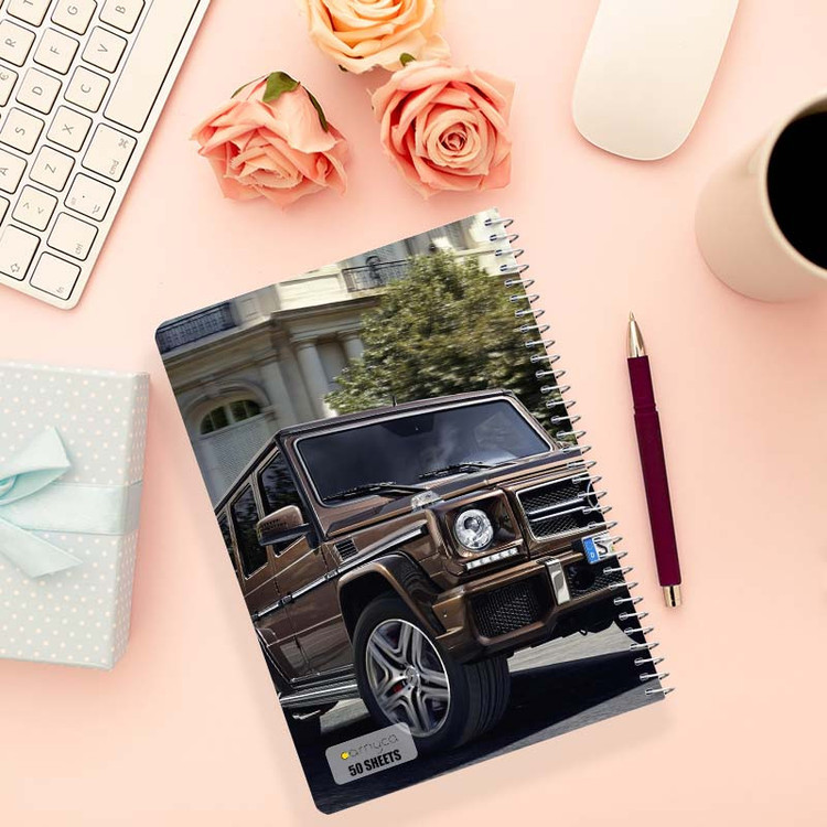 دفتر نقاشی 50 برگ کارنیکا طرح مرسدس‑ا ام جی G۶۳ Mercedes‑AMG G63 کد 29813 مجموعه 4 عددی