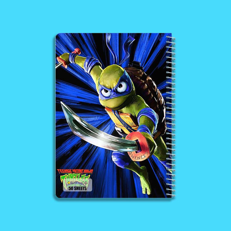 دفتر نقاشی 50 برگ کارنیکا طرح Teenage Mutant Ninja Turtles کد 15711 مجموعه 4 عددی