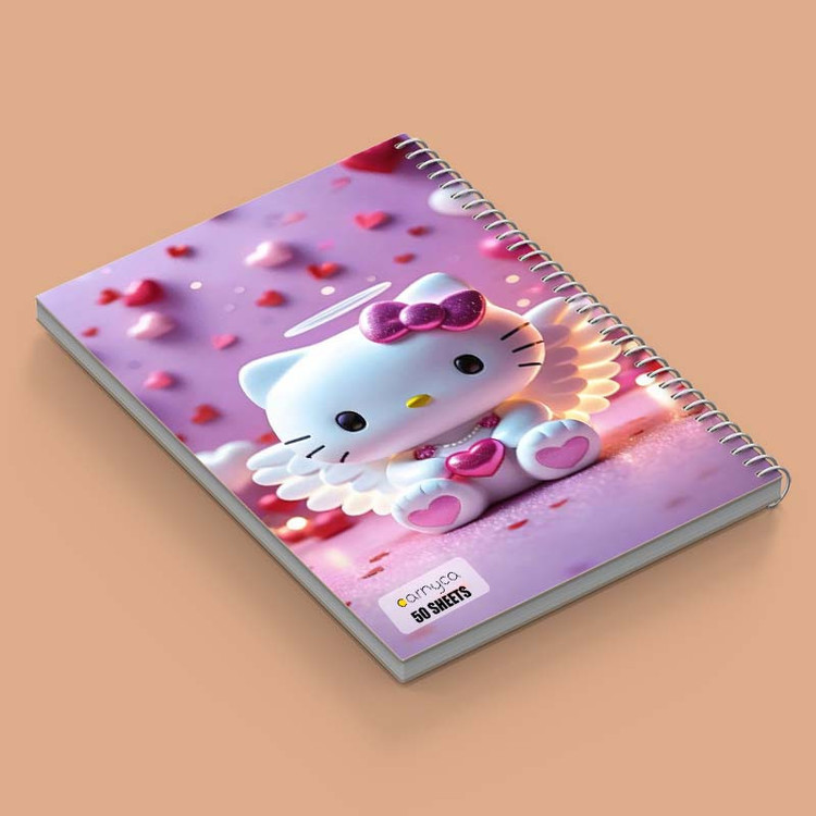 دفتر نقاشی 50 برگ کارنیکا طرح هلو کیتی hello kitty کد 22616 مجموعه 4 عددی