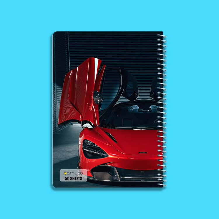 دفتر نقاشی 50 برگ کارنیکا طرح مکلارن McLaren کد 49909 مجموعه 4 عددی