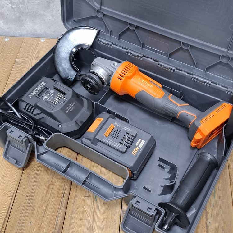 مینی فرز شارژی دیمر دار 115 میلی متر 20 ولت آنکور مدل 20V کد 1