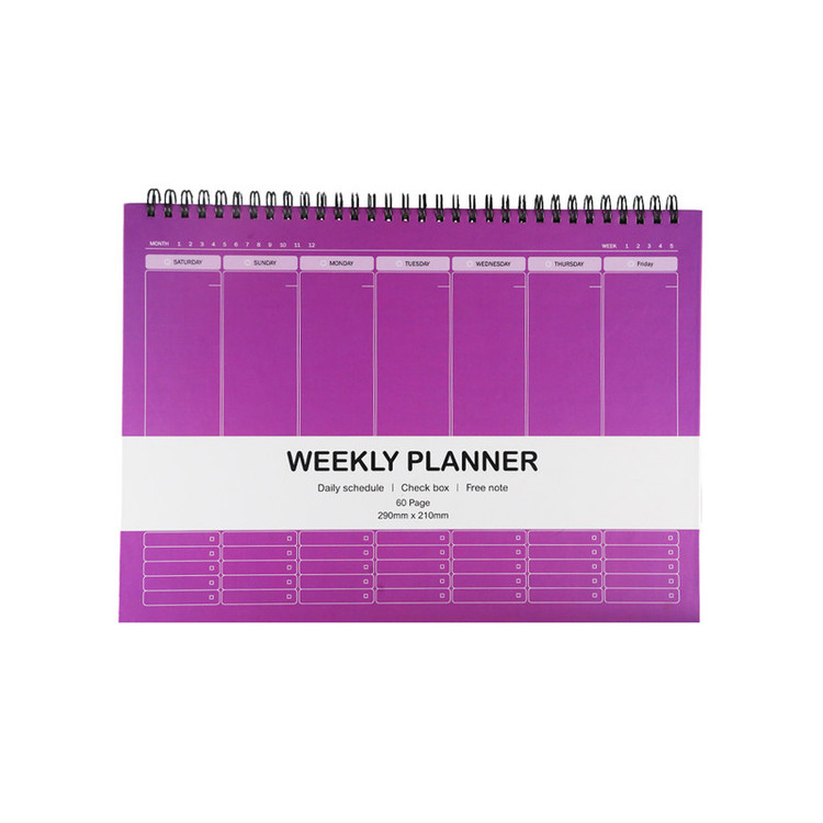 دفتر برنامه ریزی 60 برگ همیشه مدل weekly planner