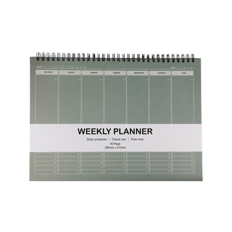 دفتر برنامه ریزی 60 برگ همیشه مدل weekly planner