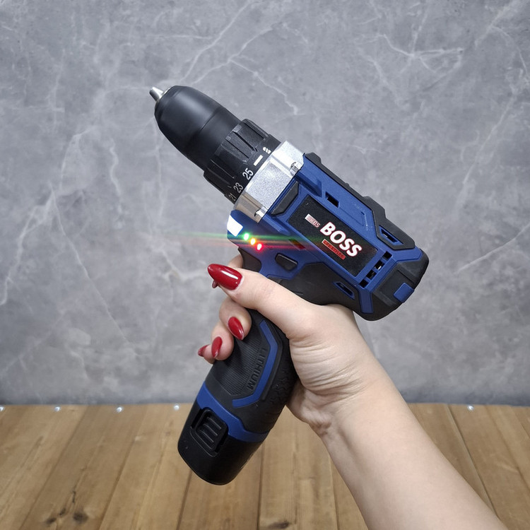 دریل پیچ گوشتی شارژی صنعتی 10 میلی متری 18 ولت باس مدل 18V کد 1