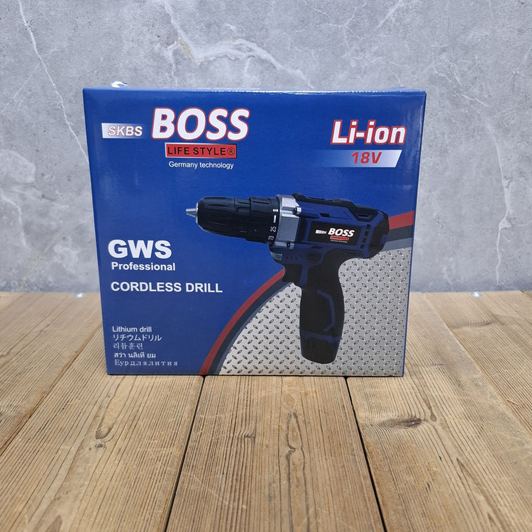دریل پیچ گوشتی شارژی صنعتی 10 میلی متری 18 ولت باس مدل 18V کد 1