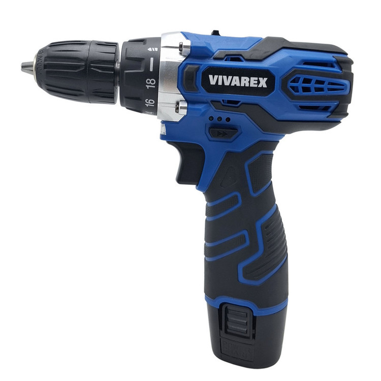 دریل پیچ گوشتی شارژی صنعتی 10 میلی متری 12 ولت ویوارکس مدل VR12V_ 2V کد 02 مجموعه 29 عددی
