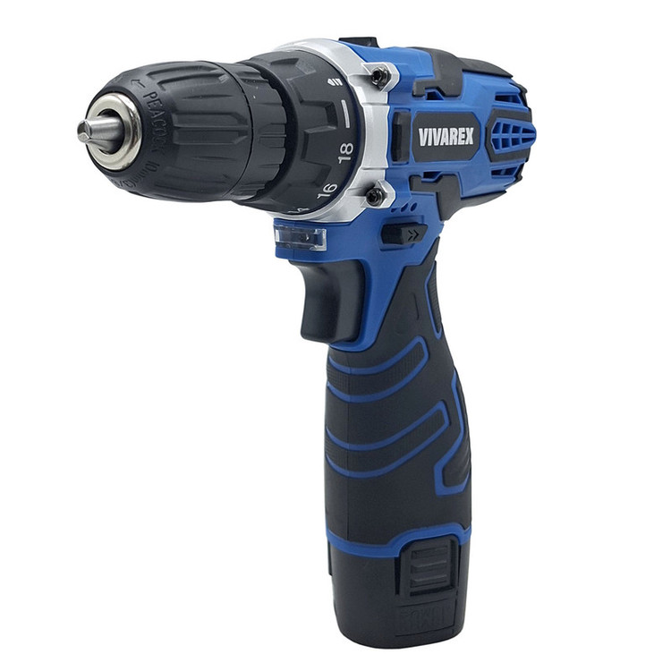 دریل پیچ گوشتی شارژی صنعتی 10 میلی متری 12 ولت ویوارکس مدل VR12V_ 2V کد 02 مجموعه 29 عددی
