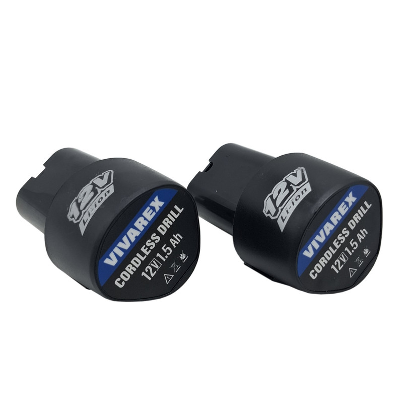 دریل پیچ گوشتی شارژی صنعتی 10 میلی متری 12 ولت ویوارکس مدل VR12V_ 2V کد 02 مجموعه 29 عددی