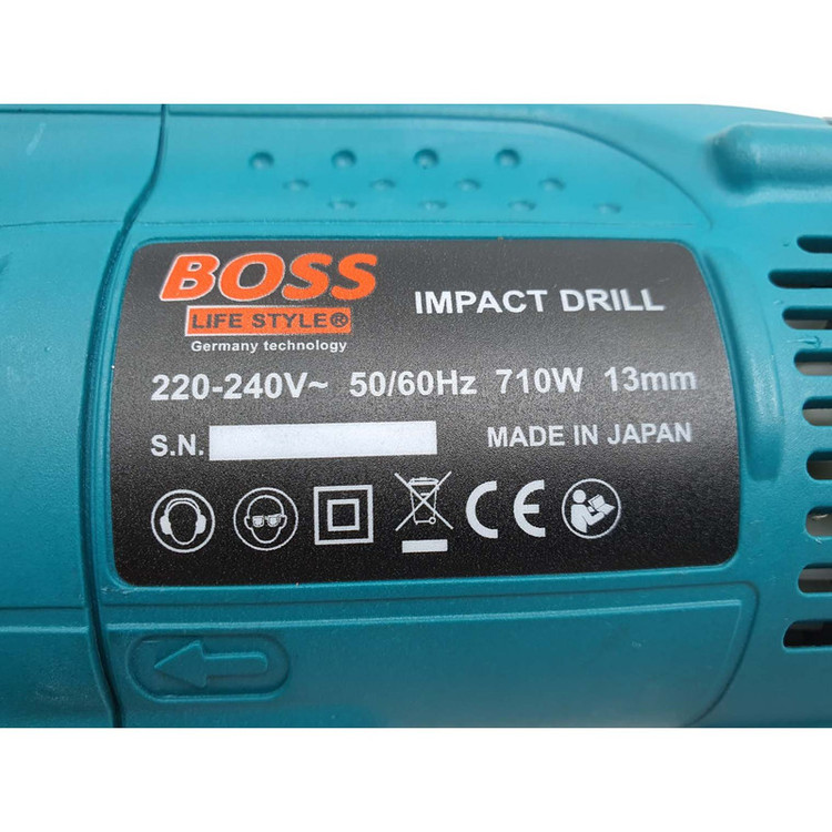 دریل چکشی باس مدل ماکیتا کد 710W-13MM
