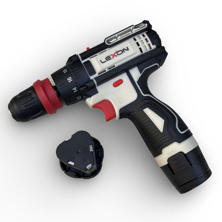 دریل پیچ گوشتی شارژی 10 میلی متری 12 ولت لکسون مدل LE-3701Q