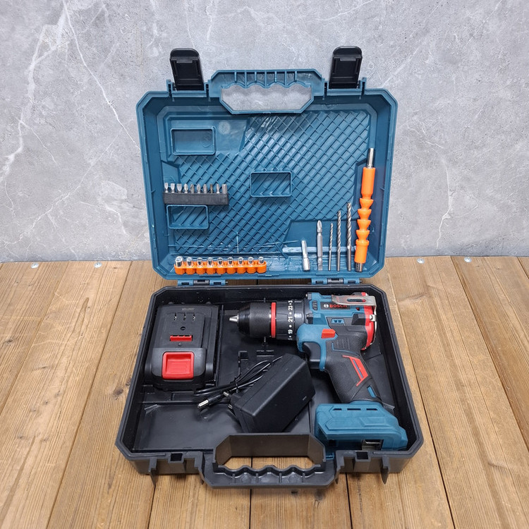 دریل چکشی شارژی صنعتی براشلس 13 میلی متری 36 ولت بوش مدل 36V/Li_ion کد 1