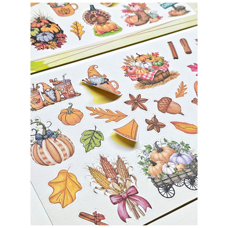 برچسب کاترینکا طرح برش خورده بولت ژورنال و اسکرپ بوک مدل Autumn بسته 55 عددی
