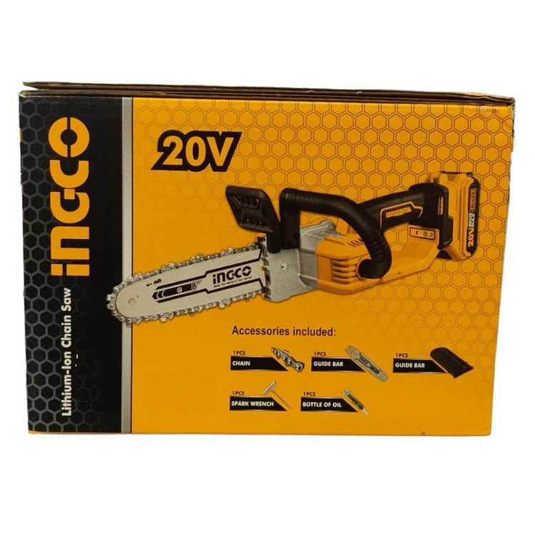 اره زنجیری شارژی اینکو مدل CGSLI20851-20V