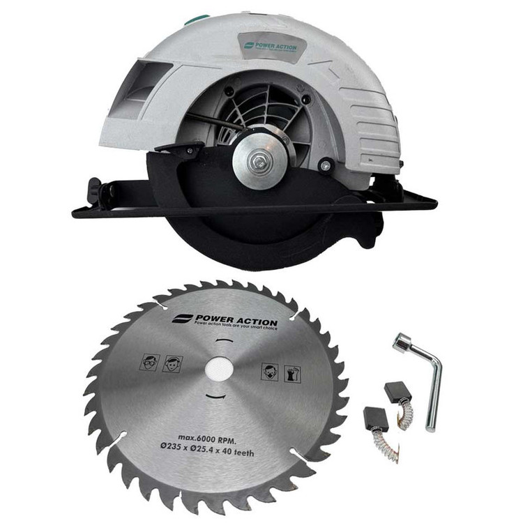 اره دیسکی 185 میلیمتر 1500 وات پاور اکشن مدل CS1500