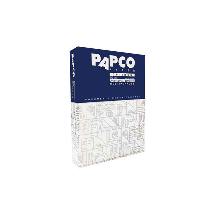 کاغذ A4 پاپکو مدل اپتیموم کد DR110 بسته 1000 عددی