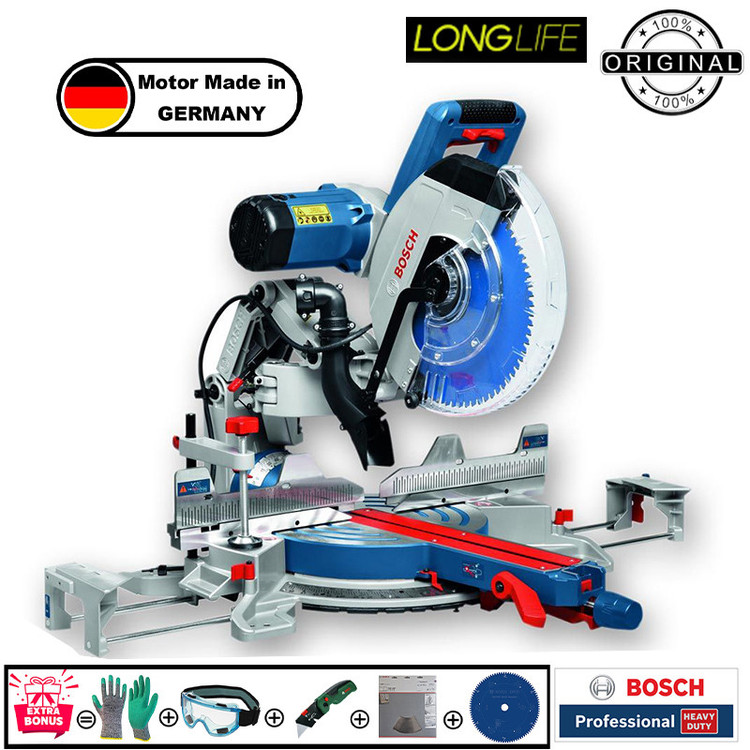 اره فارسی بر مفصلی بوش مدل Glide Arm - 12 GDL New Motor + Extra