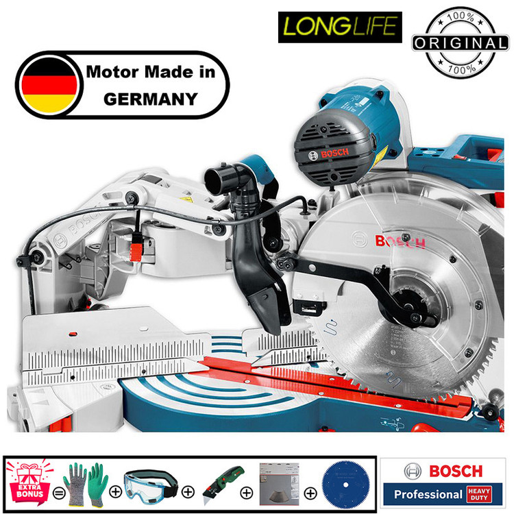 اره فارسی بر مفصلی بوش مدل Glide Arm - 12 GDL New Motor + Extra