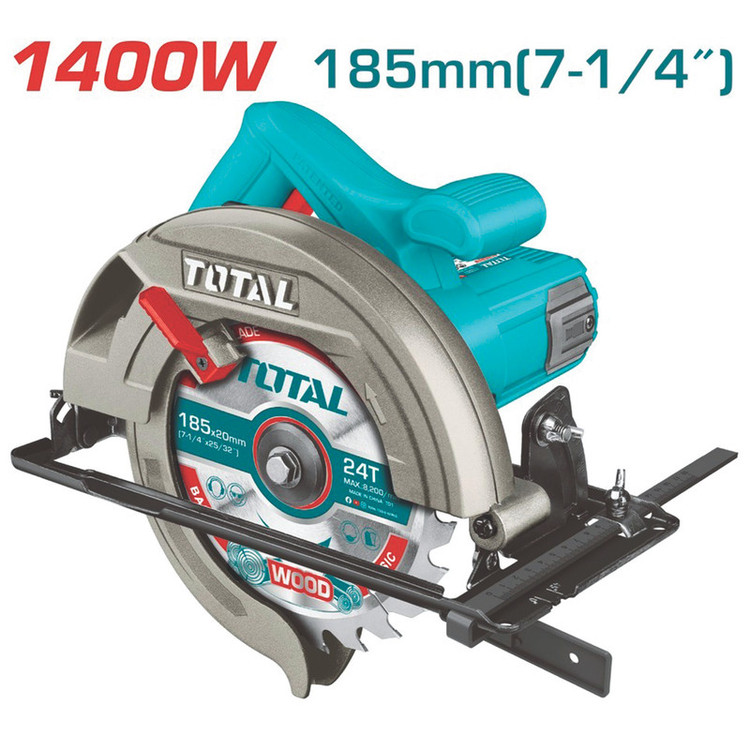 اره گردبر دیسکی 1400 وات توتال مدل TS-11418526