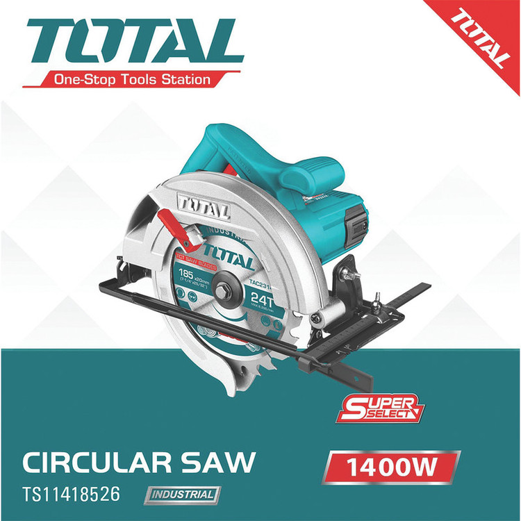 اره گردبر دیسکی 1400 وات توتال مدل TS-11418526