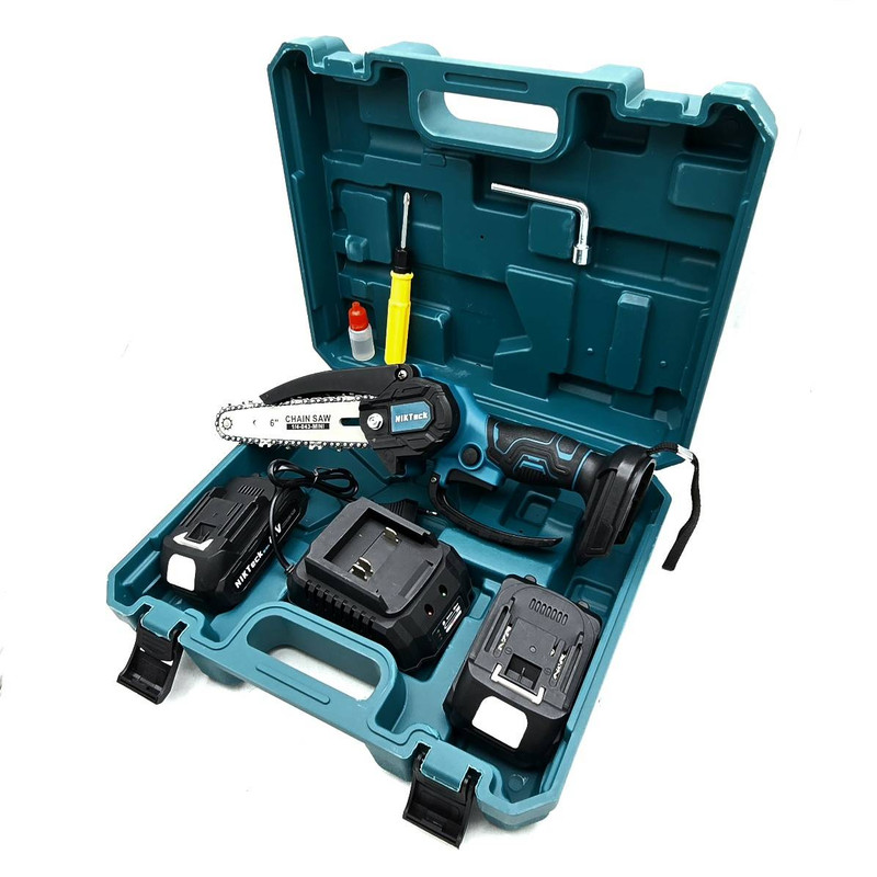 اره زنجیری سرشاخه زن شارژی نایک تک مدل 6INCH-21V