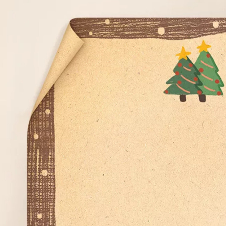 کاغذ یادداشت مریخ مدل Christmas 1054 سایز ۹×۹ سانتیمتر