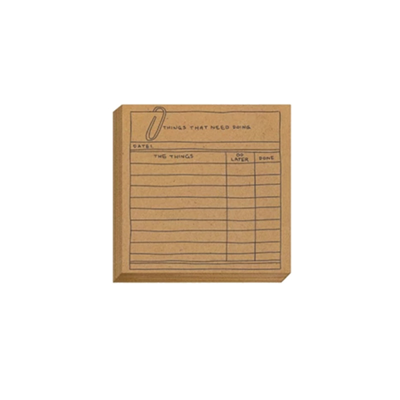 کاغذ یادداشت مریخ مدل things 1051 سایز 9×9 سانتیمتر بسته ۱۰۰ عددی
