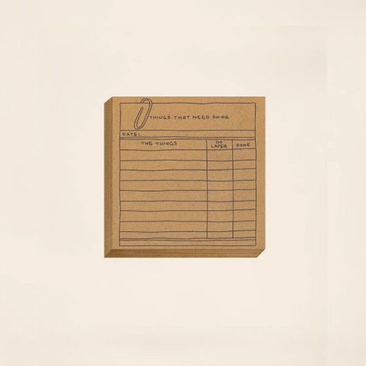 کاغذ یادداشت مریخ مدل things 1051 سایز 9×9 سانتیمتر بسته ۱۰۰ عددی