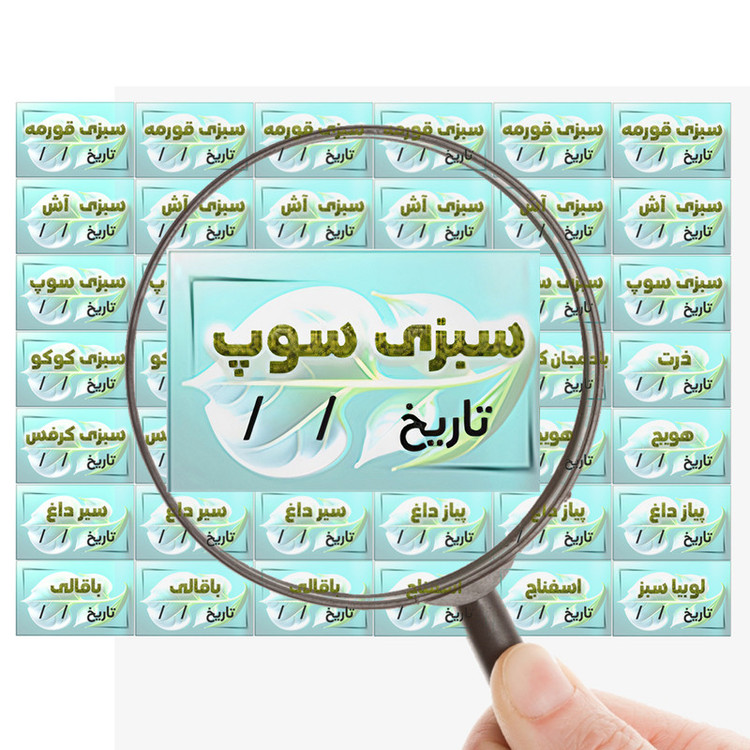 برچسب مدل نظم دهنده فریزر