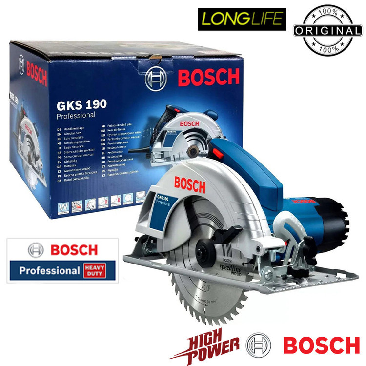 اره دیسکی بوش مدل حرفه ای GKS 190 Professional Hevy Duty