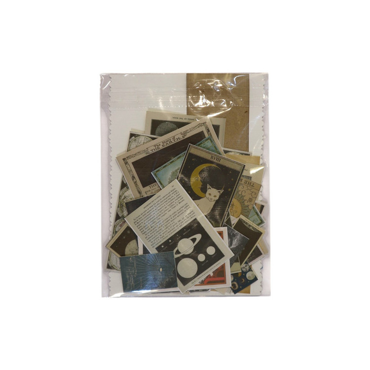 برچسب مدل بولت ژورنال اسکرپ بوک طرح ماه جادویی