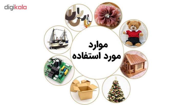 دستگاه چسب تفنگی جانسون مدل FL-138B به همراه یک عدد چسب حرارتی جانسون بصورت رایگان