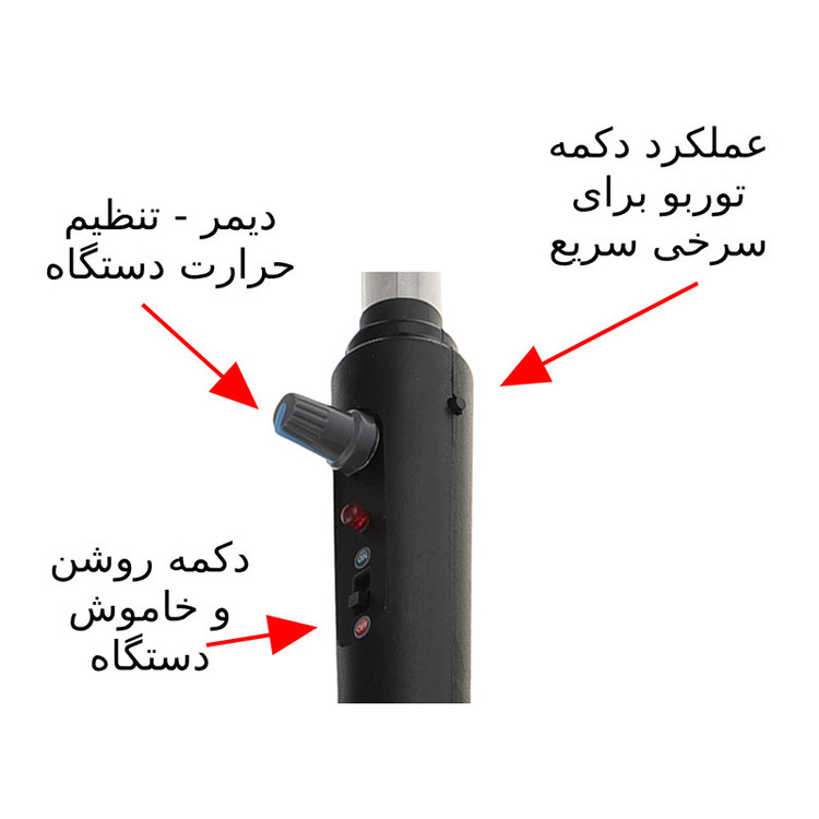 انبر برقی سرامیکی تاوارا مدل Turbo