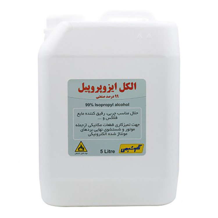 الکل ایزوپروپیل 99 درصد صنعتی تکنوشیمی مدل 5L حجم 5 لیتر