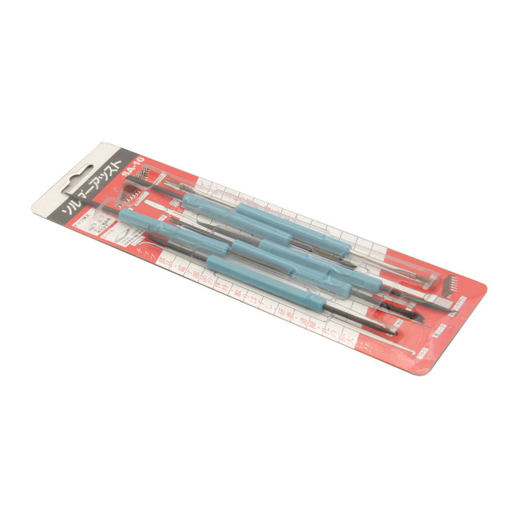 مجموعه 6 عددی ابزار لحیم کاری مدل SA-10 کد 2