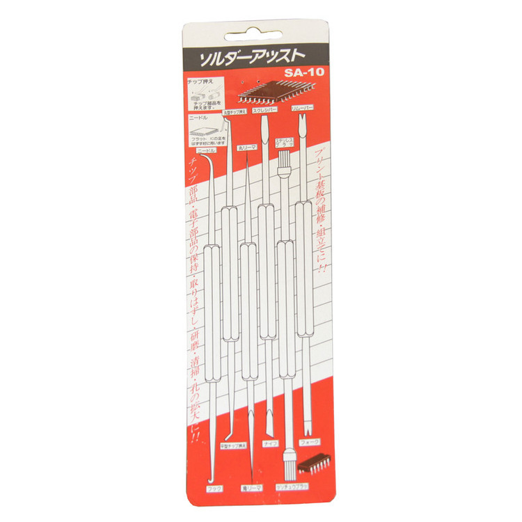 مجموعه 6 عددی ابزار لحیم کاری مدل SA-10 کد 2