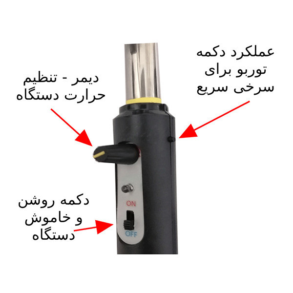 انبر زغال برقی تاوارا مدل T2s