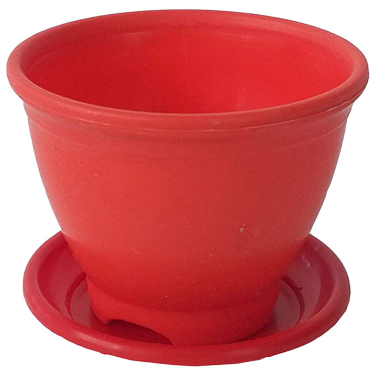 گلدان پلاستیکی مدل دایره ای سایز 10
