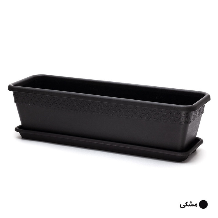 گلدان مدل پلاستیکی مستطیلی کد 603