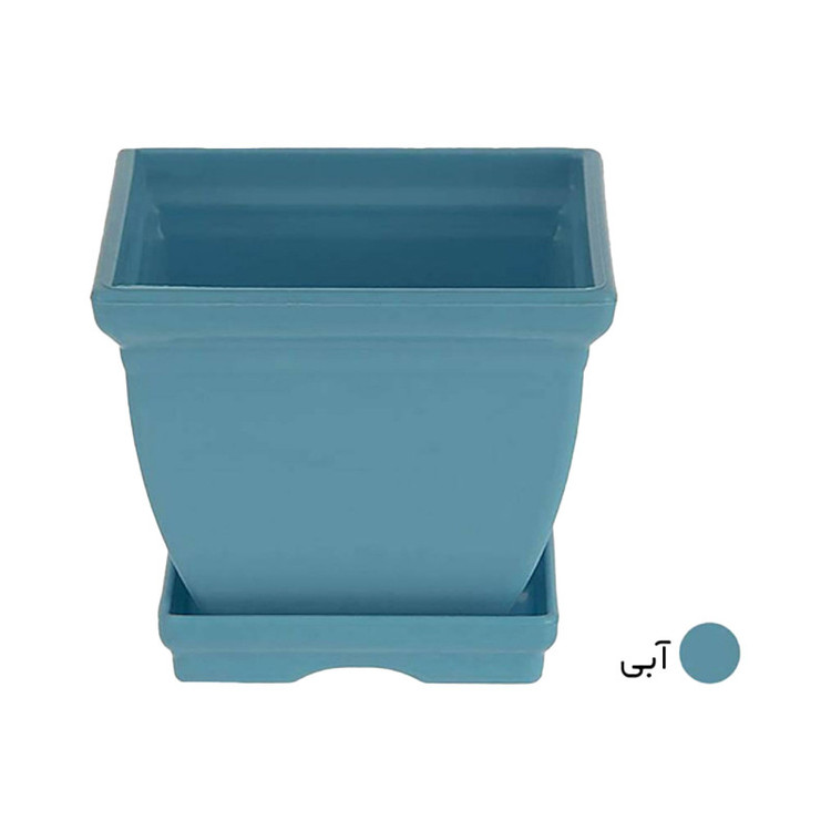 گلدان پلاستیکی مدل مربعی کد 6