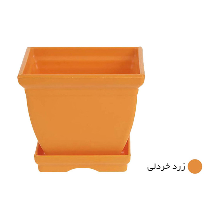 گلدان پلاستیکی مدل مربعی کد 6